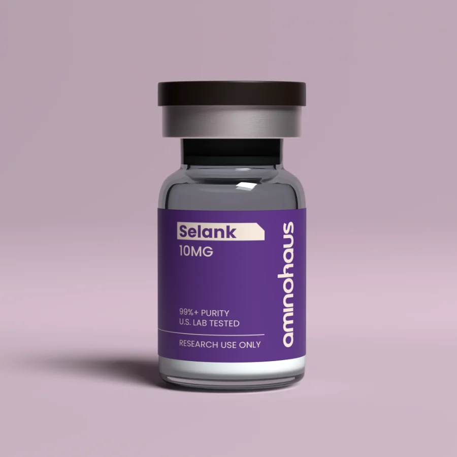 Selank research vial
